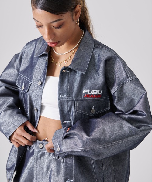 FUBU（ フブ）の「FUBU フブ ブランド ロゴ 刺繍 胸ポケット付き