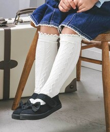SLAP SLIP | フリフリレース編みハイソックス(13~21cm)(ソックス/靴下)