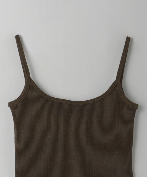 BEAUTY&YOUTH UNITED ARROWS（ビューティーアンドユースユナイテッドアローズ）の「コットンリブ ブラキャミソール（キャミソール・レディース・ダークブラウン/オフホワイト/ブラック・FREE）」の15枚目の写真
