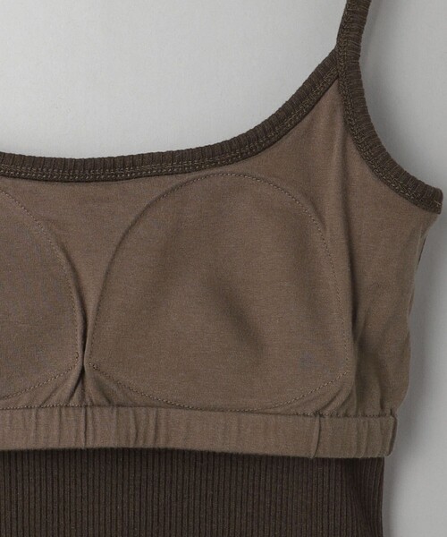 BEAUTY&YOUTH UNITED ARROWS（ビューティーアンドユースユナイテッドアローズ）の「コットンリブ ブラキャミソール（キャミソール・レディース・ダークブラウン/オフホワイト/ブラック・FREE）」の18枚目の写真