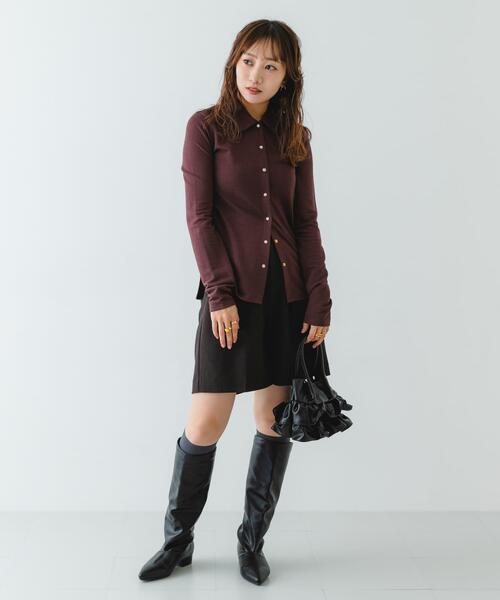 RODE SKO（ロデスコ）の「フリルショルダーハンドバッグ（ハンドバッグ・レディース・シルバー/ブラック/アイボリー/ブラウン系その他/ベージュ/ベージュ系その他/ホワイト系その他/ブラック系その他・ONE）」の14枚目の写真