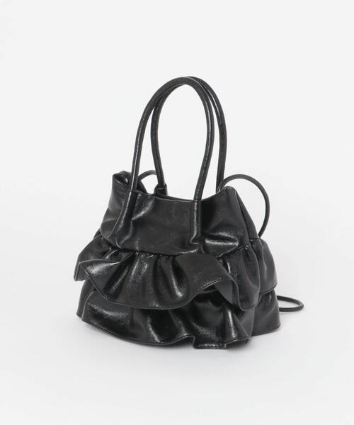 RODE SKO（ロデスコ）の「フリルショルダーハンドバッグ（ハンドバッグ・レディース・シルバー/ブラック/アイボリー/ブラウン系その他/ベージュ/ベージュ系その他/ホワイト系その他/ブラック系その他・ONE）」の20枚目の写真