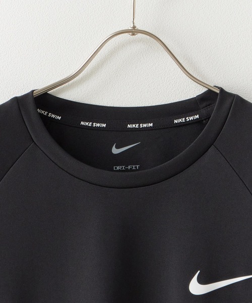 NIKE（ナイキ）の「NIKE/ナイキ エッセンシャルロングスリーブハイドロガード 2026年春夏 新色追加春服 夏服（ラッシュガード・メンズ・ネイビー/ホワイト/ブラック・L/M/XL/2XL）」の14枚目の写真