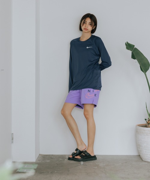 NIKE（ナイキ）の「NIKE/ナイキ エッセンシャルロングスリーブハイドロガード 2026年春夏 新色追加春服 夏服（ラッシュガード・メンズ・ネイビー/ホワイト/ブラック・L/M/XL/2XL）」の13枚目の写真