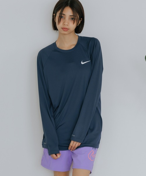 Discovery LADY'S_エッセンシャルロゴラッシュガード_4色 Discovery LADY'S_エッセンシャルロゴラッシュガード_4色