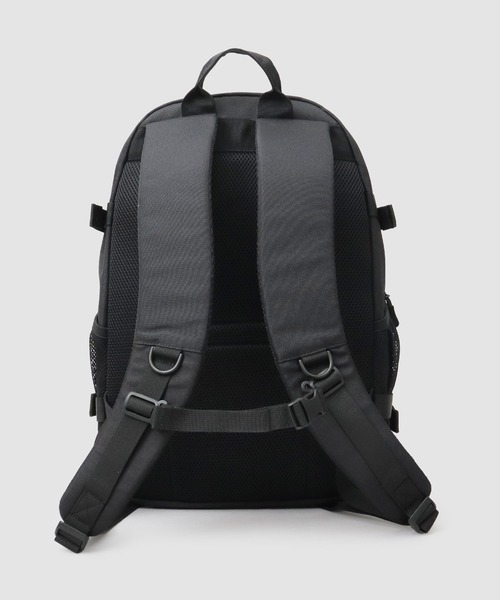 UCLA（ユーシーエルエー）の「UCLA 大容量 多ポケット 2層式 ラウンドバックパック ジョー ラバーチャーム付き（バックパック/リュック・メンズ・ブラック・FREE）」の7枚目の写真