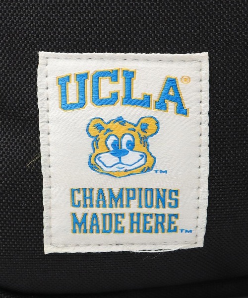UCLA（ユーシーエルエー）の「UCLA 大容量 多ポケット 2層式 ラウンドバックパック ジョー ラバーチャーム付き（バックパック/リュック・メンズ・ブラック・FREE）」の11枚目の写真