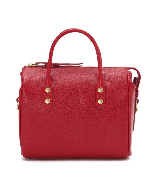 IL BISONTE（イルビゾンテ）の「IL BISONTE / ORIGINAL LEATHER / ボストンバッグ（ハンドバッグ・レディース・レッド/ダークブラウン/ブラック/グリーン/ライトブラウン・FREE）」の5枚目の写真