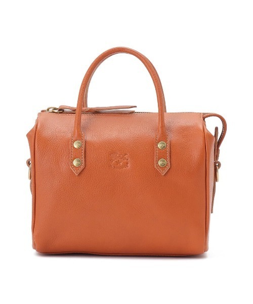 IL BISONTE（イルビゾンテ）の「IL BISONTE / ORIGINAL LEATHER / ボストンバッグ（ハンドバッグ・レディース・レッド/ダークブラウン/ブラック/グリーン/ライトブラウン・FREE）」の3枚目の写真