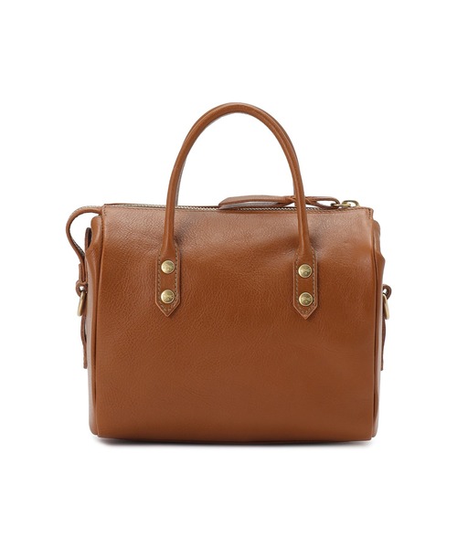 IL BISONTE(イルビゾンテ)の「IL BISONTE / ORIGINAL LEATHER / ボストンバッグ(ハンドバッグ・レディース・レッド/ダークブラウン/ブラック/グリーン/ライトブラウン・FREE)」の7枚目の写真