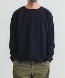 quadro（クオドロ）の「14/1エメラルド天竺ドロップショルダークルーネックプルオーバー（Tシャツ/カットソー）」