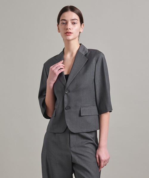ロエフ　トロピカルウールショートスリーブジャケット UNITED ARROWS｜<LOEFF>トロピカルウール ショートスリーブ