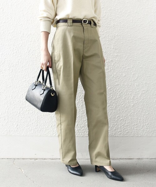 SHIPS any別注】Dickies:〈洗濯機可能〉874 T/C ツイル チノパンツ