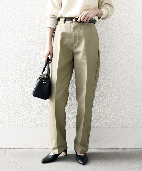 SHIPS any別注】Dickies:〈洗濯機可能〉874 T/C ツイル チノパンツ