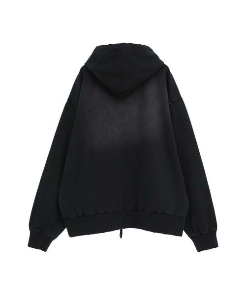 CONVERSE TOKYO(コンバーストウキョウ)の「PIGMENT DYE DISTRESSED ZIP-UP HOODIE(パーカー・レディース・ピンク/アイボリー/スミクロ・MEDIUM/SMALL)」の21枚目の写真