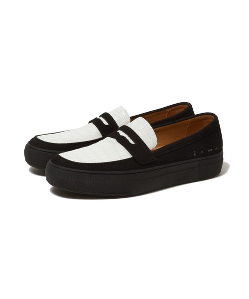 CRIMIE（クライミー）の「JAMES LOAFERS（ローファー・メンズ・ブラック×ホワイト/ホワイト×ブラック/ブラック×ブラック/ブラック・11(29cm)/8(26cm)/10(28.0cm)/9(27.0cm)/7(25cm)）」の2枚目の写真