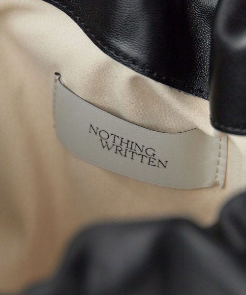バッグ NOTHING WRITTEN NELLASTRAP LARGE BAG Nothing Written - Nella Large Bag - Black