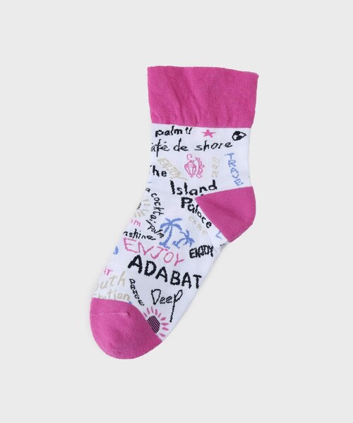 adabat（アダバット）の「フレンチサマーショートソックス（ソックス/靴下・レディース・ピンク系8/ブルー系8/ネイビー系3・00）」の3枚目の写真