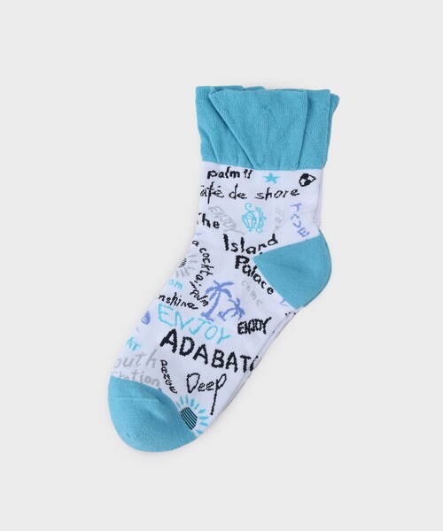 adabat（アダバット）の「フレンチサマーショートソックス（ソックス/靴下・レディース・ピンク系8/ブルー系8/ネイビー系3・00）」の6枚目の写真