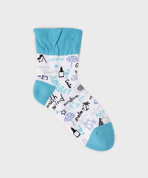 adabat（アダバット）の「フレンチサマーショートソックス（ソックス/靴下・レディース・ピンク系8/ブルー系8/ネイビー系3・00）」の7枚目の写真