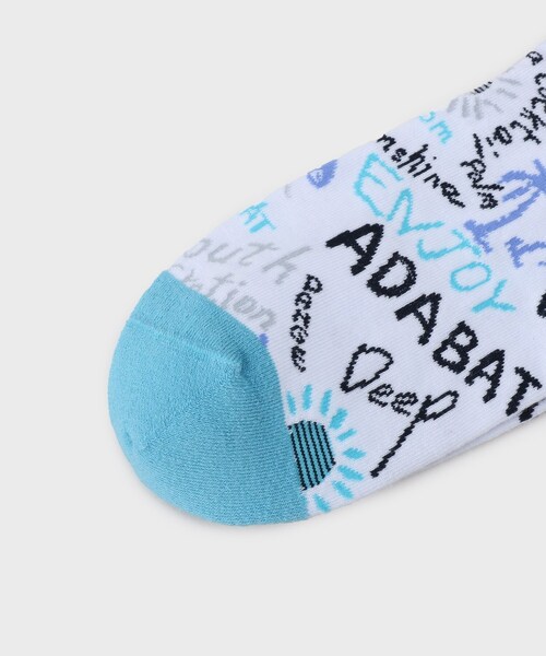 adabat（アダバット）の「フレンチサマーショートソックス（ソックス/靴下・レディース・ピンク系8/ブルー系8/ネイビー系3・00）」の4枚目の写真
