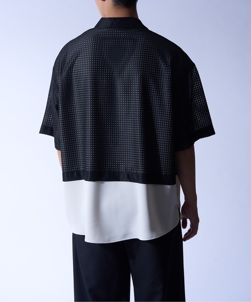 CULLNI / クル二】exclusive メッシュレイヤード s/s ZI（シャツ