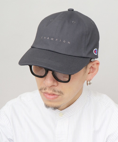 Champion（チャンピオン）の「ツイル ロングビル ハイキャップ つば長 深め（キャップ・メンズ・ベージュ/チャコール/ブラック・FREE）」の9枚目の写真