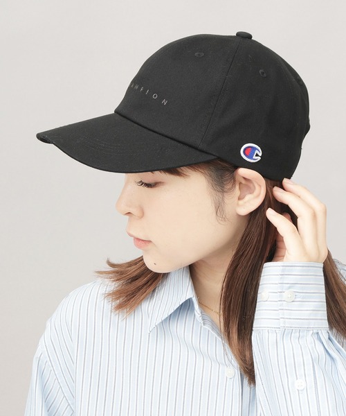 Champion（チャンピオン）の「ツイル ロングビル ハイキャップ つば長 深め（キャップ・メンズ・ベージュ/チャコール/ブラック・FREE）」の8枚目の写真