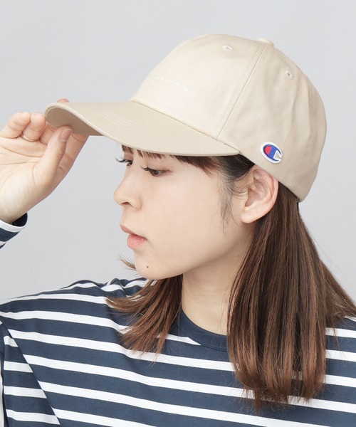 Champion（チャンピオン）の「ツイル ロングビル ハイキャップ つば長 深め（キャップ・メンズ・ベージュ/チャコール/ブラック・FREE）」の12枚目の写真