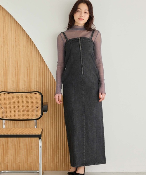 Edit Sheen（エディットシーン）の「ラメシアーメロウハイネック（Tシャツ/カットソー・レディース・ダークグレー/ホワイト/ブラック/アイボリー・M）」の14枚目の写真