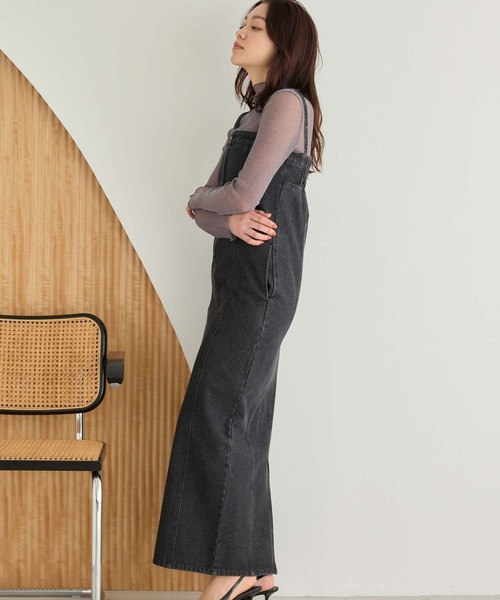 Edit Sheen（エディットシーン）の「ラメシアーメロウハイネック（Tシャツ/カットソー・レディース・ダークグレー/ホワイト/ブラック/アイボリー・M）」の15枚目の写真