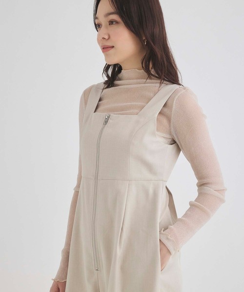 Edit Sheen（エディットシーン）の「ラメシアーメロウハイネック（Tシャツ/カットソー・レディース・ダークグレー/ホワイト/ブラック/アイボリー・M）」の20枚目の写真