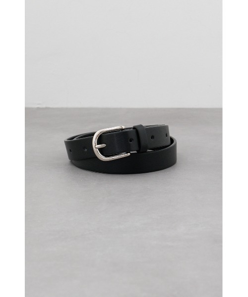 AZUL by moussy（アズールバイマウジー）の「フェイクレザープレーンベルト（ベルト・レディース・ブラック/ブラウン・FREE）」の9枚目の写真