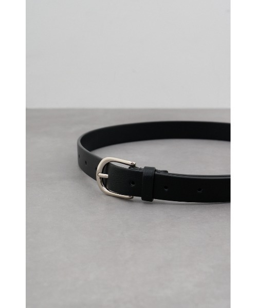 AZUL by moussy（アズールバイマウジー）の「フェイクレザープレーンベルト（ベルト・レディース・ブラック/ブラウン・FREE）」の7枚目の写真