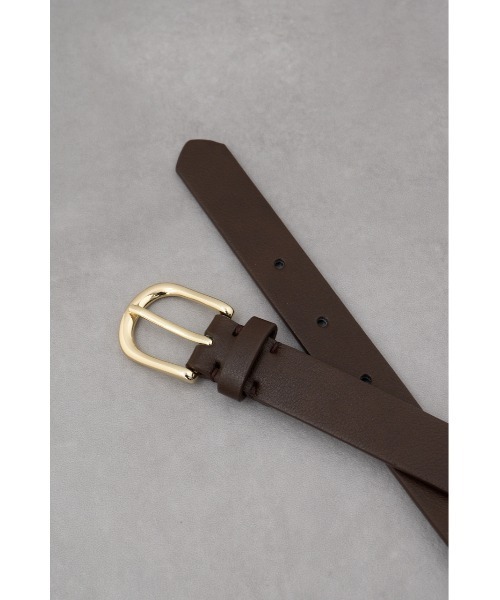 AZUL by moussy（アズールバイマウジー）の「フェイクレザープレーンベルト（ベルト・レディース・ブラック/ブラウン・FREE）」の11枚目の写真