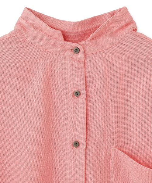 ROSE BUD(ローズバッド)の「(mici)MESH BIG SHIRT(シャツ/ブラウス・レディース・ピンク/ブラック・ONE SIZE)」の9枚目の写真