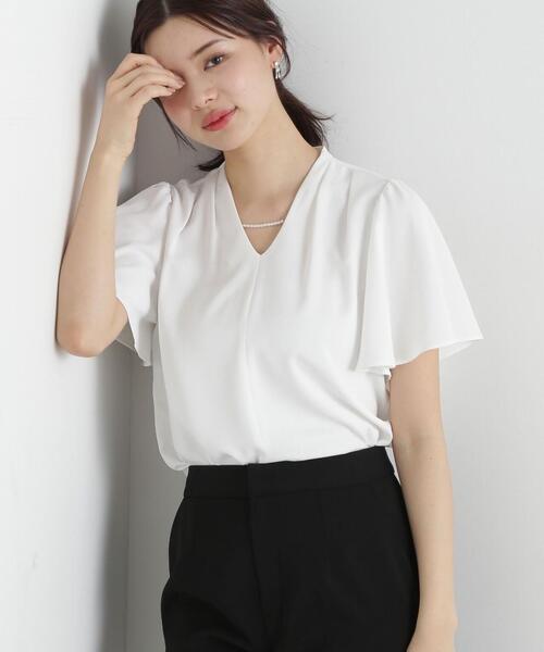 PROPORTION BODY DRESSING(プロポーションボディドレッシング)の「パールポイントタックブラウス / 1215110401(シャツ/ブラウス・レディース・ホワイト/ピンク/ブルー/ブラック・MEDIUM/SMALL)」の10枚目の写真