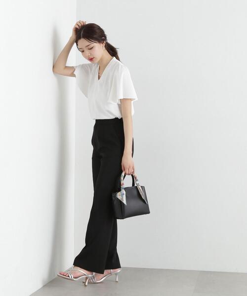 PROPORTION BODY DRESSING(プロポーションボディドレッシング)の「パールポイントタックブラウス / 1215110401(シャツ/ブラウス・レディース・ホワイト/ピンク/ブルー/ブラック・MEDIUM/SMALL)」の12枚目の写真