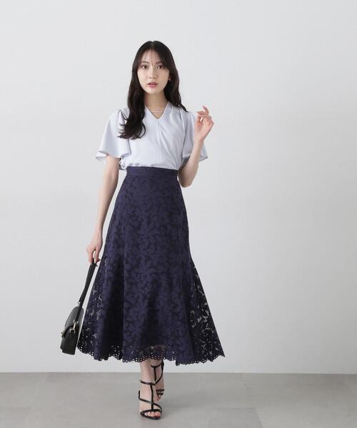 PROPORTION BODY DRESSING(プロポーションボディドレッシング)の「パールポイントタックブラウス / 1215110401(シャツ/ブラウス・レディース・ホワイト/ピンク/ブルー/ブラック・MEDIUM/SMALL)」の18枚目の写真