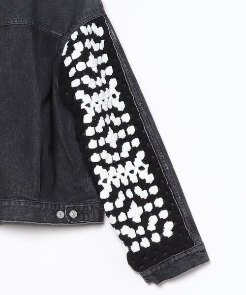 discoverd ジャケット セール】DISCOVERED(ディスカバード)CROCHET DENIM BLOUSON
