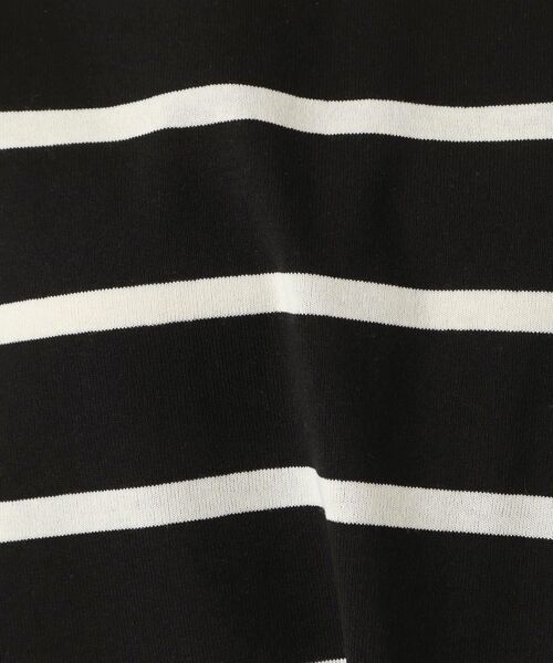 one'sterrace(ワンズテラス)の「ワイドボーダー 9分袖プルオーバー(Tシャツ/カットソー・レディース・アイボリー系8/ライトグリーン系/グレー系4/ブラック系8・02)」の14枚目の写真