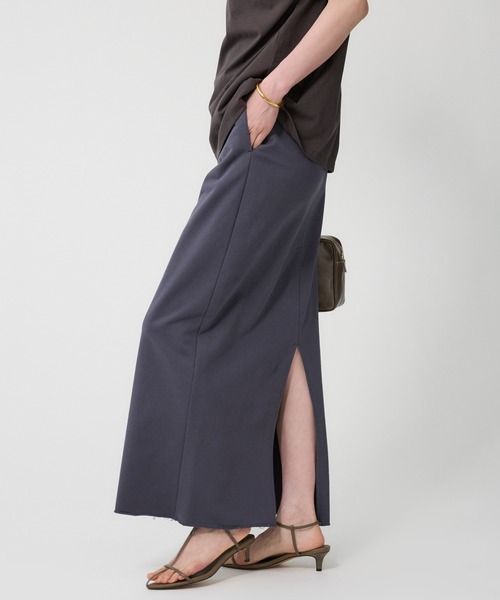 BABYLONE(バビロン)の「裏毛ペンシルスカート(スカート・レディース・チャコール/ブラック・38inch/36inch)」の14枚目の写真