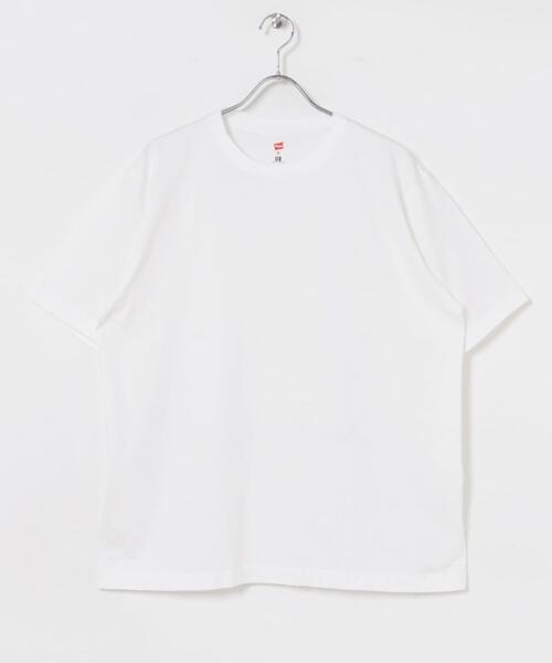 HANES(ヘインズ)の「『別注』Hanes×URBAN RESEARCH 2P CREW NECK T-SHIRTS(Tシャツ/カットソー・メンズ・ホワイト・MEDIUM/LARGE/X-LARGE)」の8枚目の写真