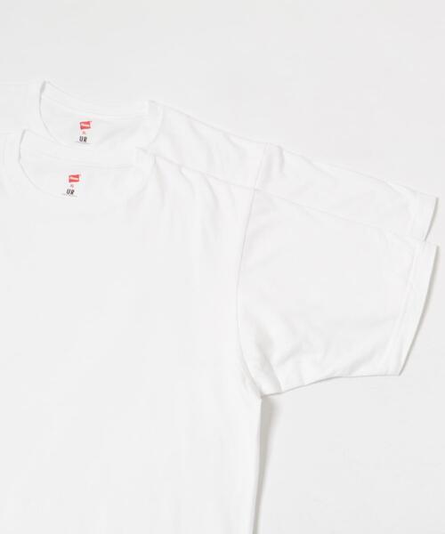 HANES(ヘインズ)の「『別注』Hanes×URBAN RESEARCH 2P CREW NECK T-SHIRTS(Tシャツ/カットソー・メンズ・ホワイト・MEDIUM/LARGE/X-LARGE)」の10枚目の写真