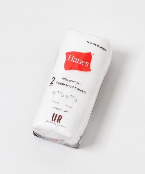 HANES(ヘインズ)の「『別注』Hanes×URBAN RESEARCH 2P CREW NECK T-SHIRTS(Tシャツ/カットソー・メンズ・ホワイト・MEDIUM/LARGE/X-LARGE)」の13枚目の写真