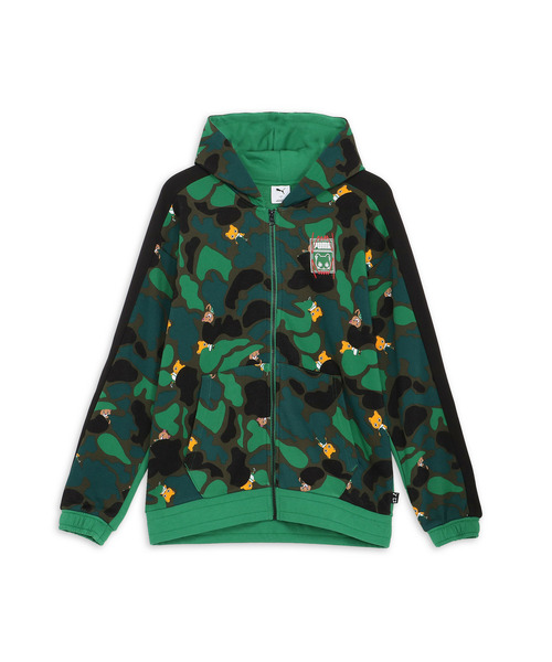 PUMA（プーマ）の「PUMA プーマ ユニセックス NEKO-san x DYLAN AOP スウェット フーディ（パーカー・メンズ・グリーン系その他/ブラック・LARGE/MEDIUM/SMALL/X-LARGE/XX-LARGE）」の17枚目の写真