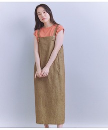 SIPULI | Linen Chambray ジャンパースカート(ワンピース)