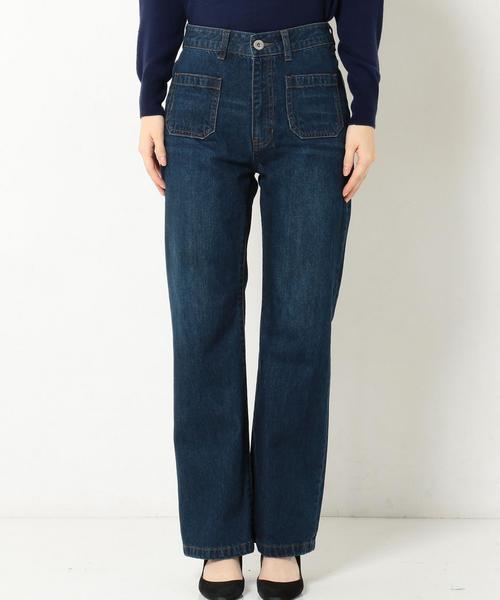 Another Edition（アナザーエディション）の「デニムバギーパンツ/AEBC DNM バギー PT◆（デニムパンツ・レディース・ライトブルー/ネイビー・SMALL/MEDIUM）」の12枚目の写真