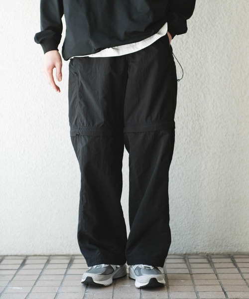 URBAN RESEARCH DOORS(アーバンリサーチドアーズ)の「ナイロンタッサー デタッチャブルパンツ(その他パンツ・メンズ・チャコールグレー/ブラック・LARGE/MEDIUM)」の18枚目の写真