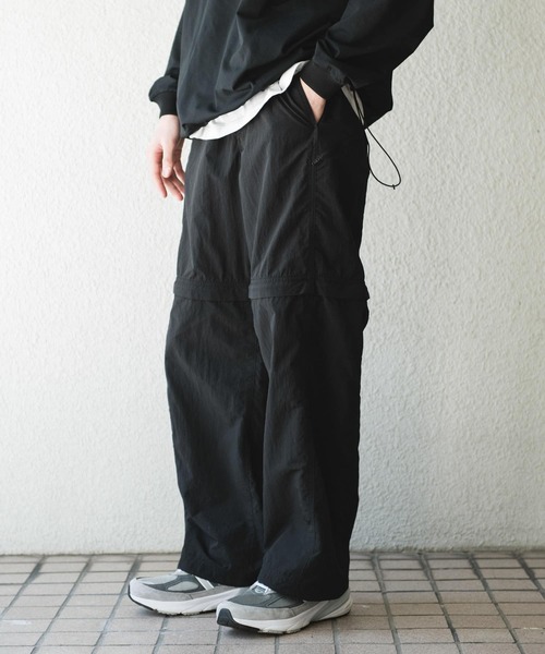URBAN RESEARCH DOORS(アーバンリサーチドアーズ)の「ナイロンタッサー デタッチャブルパンツ(その他パンツ・メンズ・チャコールグレー/ブラック・LARGE/MEDIUM)」の19枚目の写真